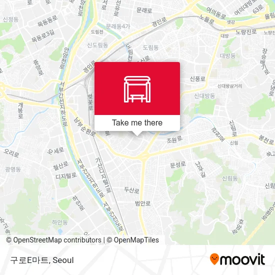 구로E마트 map
