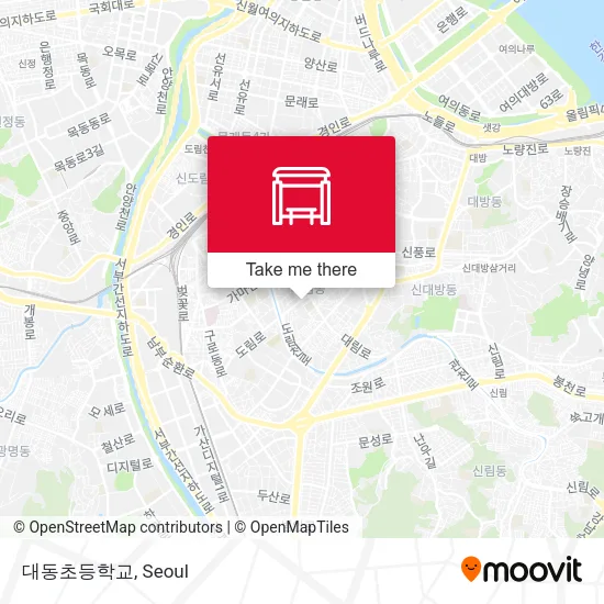 대동초등학교 map