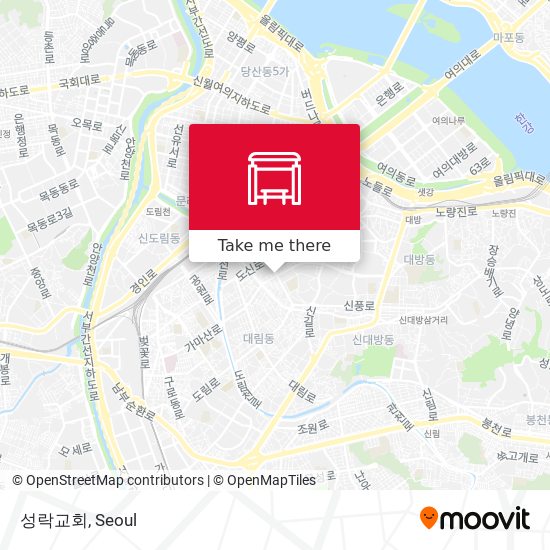 성락교회 map