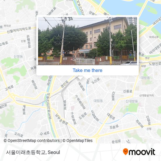 서울미래초등학교 map