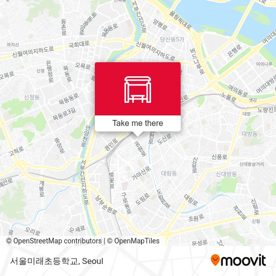 서울미래초등학교 map