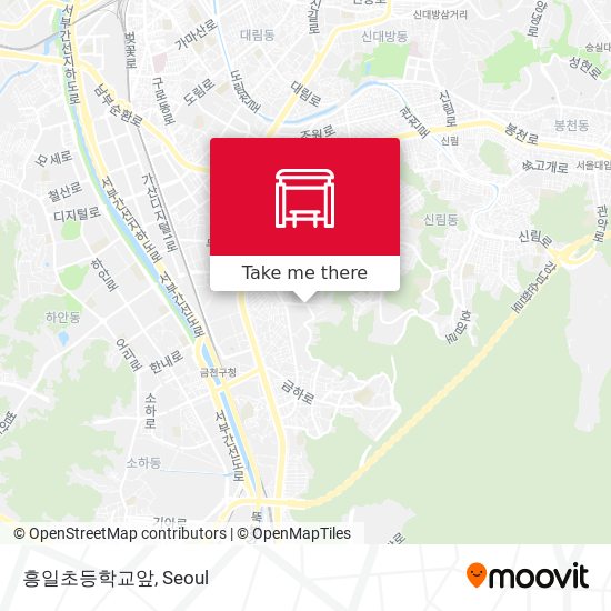 흥일초등학교앞 map