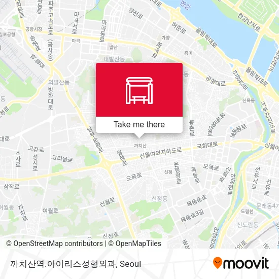 까치산역.아이리스성형외과 map