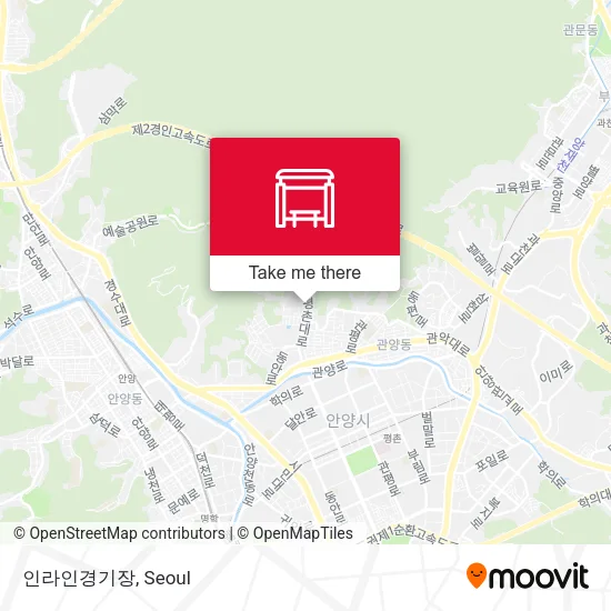 인라인경기장 map