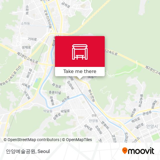 안양예술공원 map