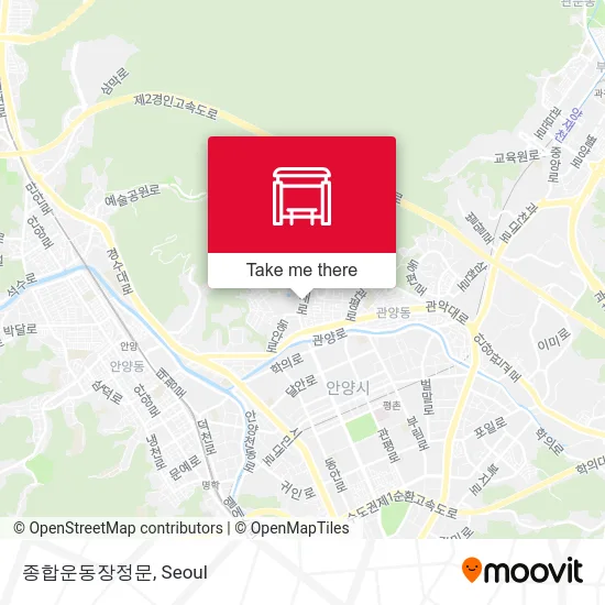 종합운동장정문 map