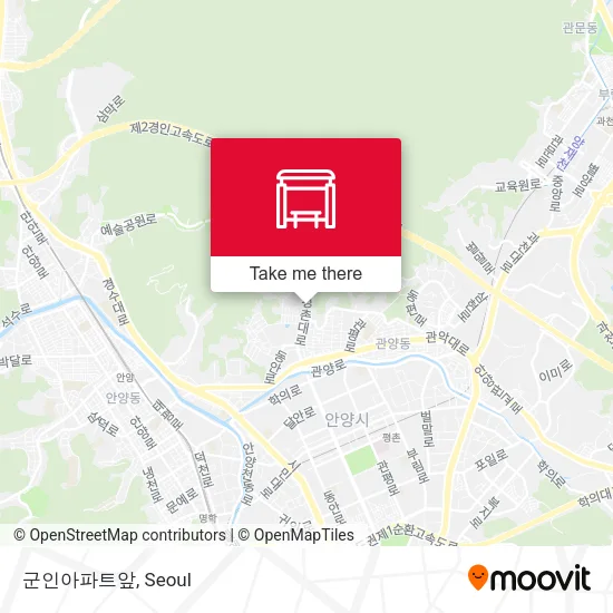 군인아파트앞 map