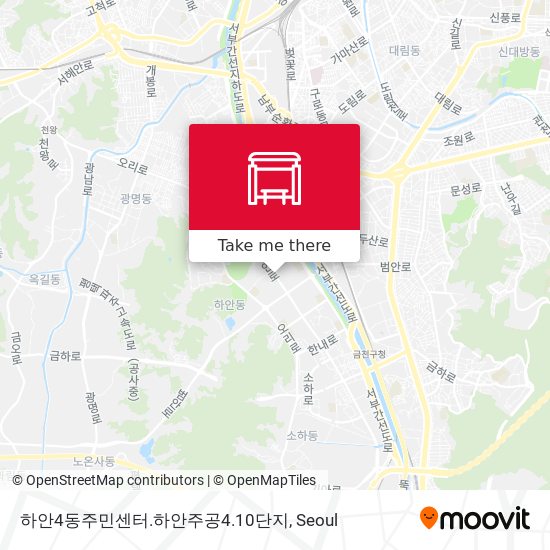 하안4동주민센터.하안주공4.10단지 map