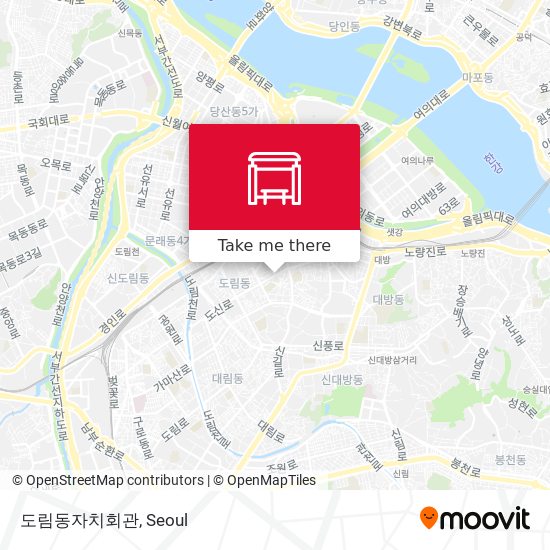 도림동자치회관 map