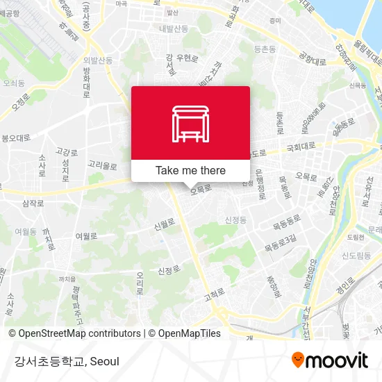 강서초등학교 map