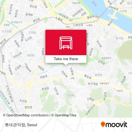 롯데관악점 map