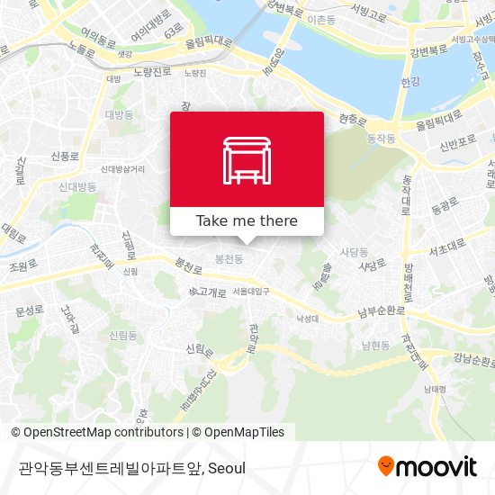 관악동부센트레빌아파트앞 map