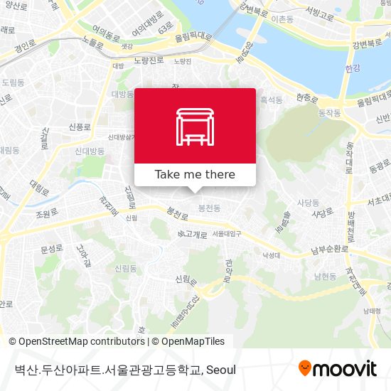 벽산.두산아파트.서울관광고등학교 map