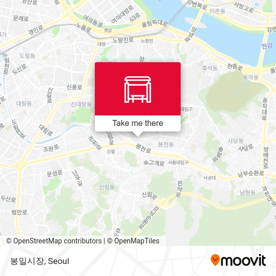봉일시장 map