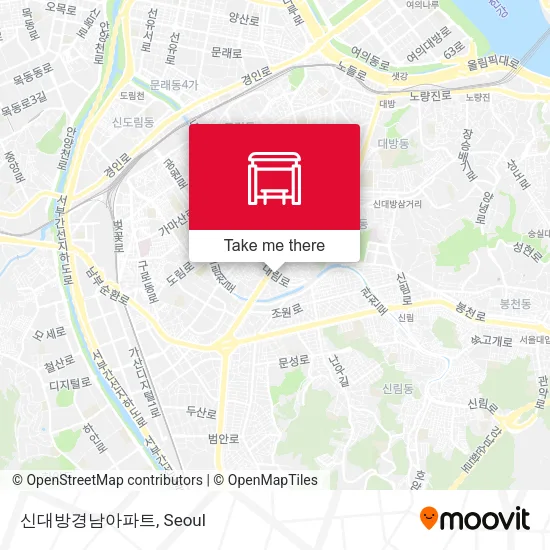 신대방경남아파트 map