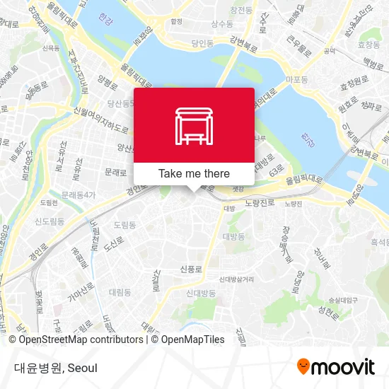 대윤병원 map