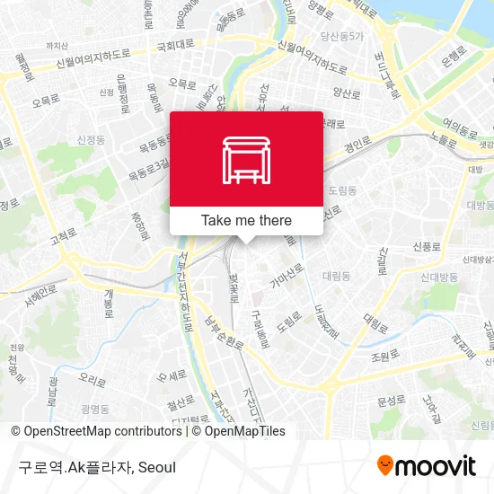 구로역.Ak플라자 map
