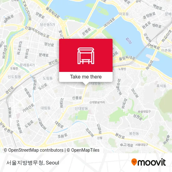 서울지방병무청 map