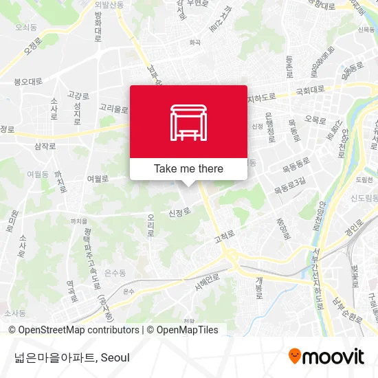 넓은마을아파트 map