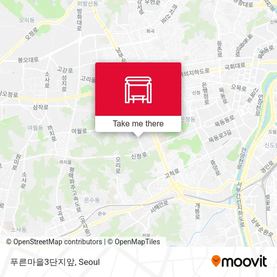 푸른마을3단지앞 map