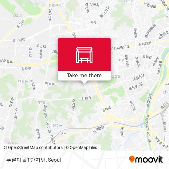 푸른마을1단지앞 map