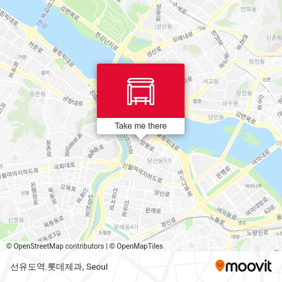 선유도역.롯데제과 map