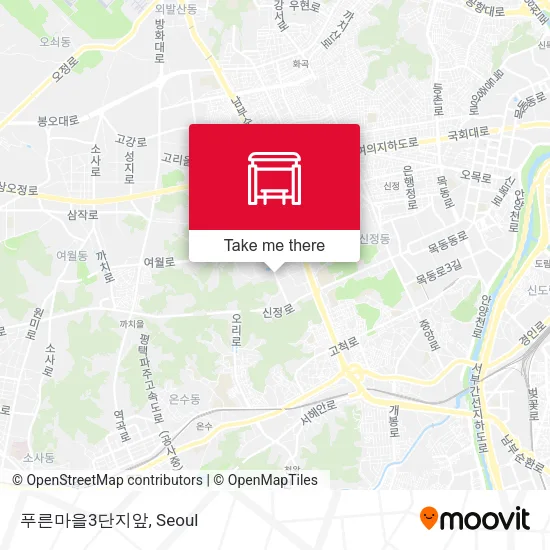 푸른마을3단지앞 map