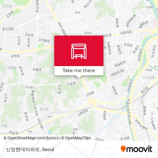 신정현대아파트 map