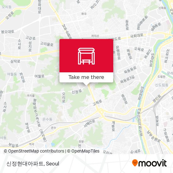 신정현대아파트 map
