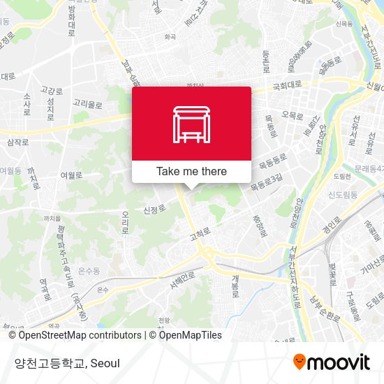 양천고등학교 map
