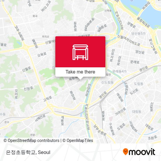 은정초등학교 map