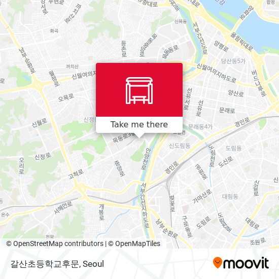 갈산초등학교후문 map