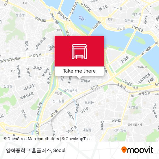 양화중학교.홈플러스 map