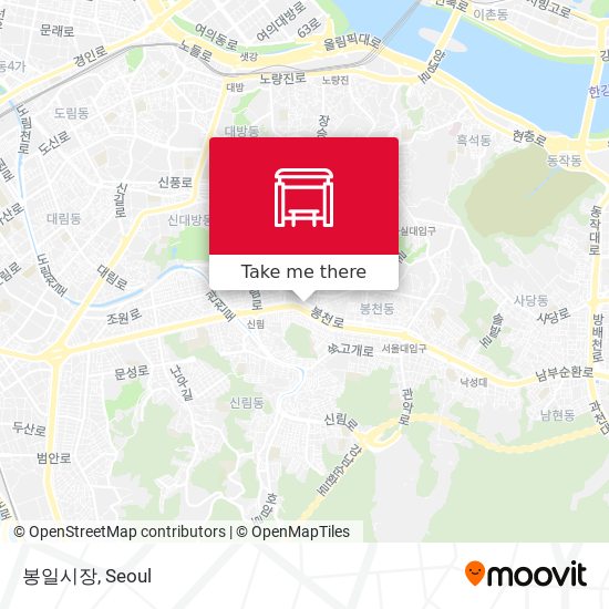 봉일시장 map