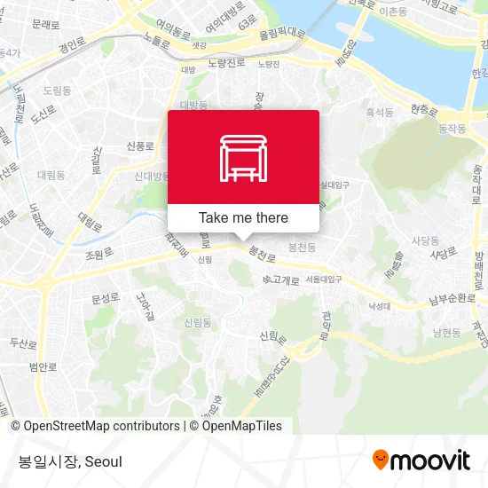 봉일시장 map