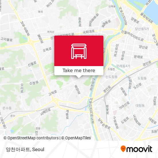 양천아파트 map