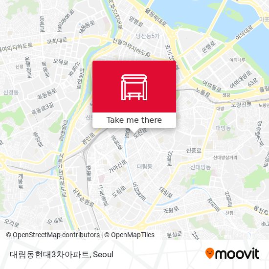 대림동현대3차아파트 map