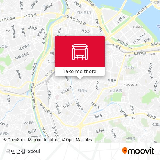 국민은행 map