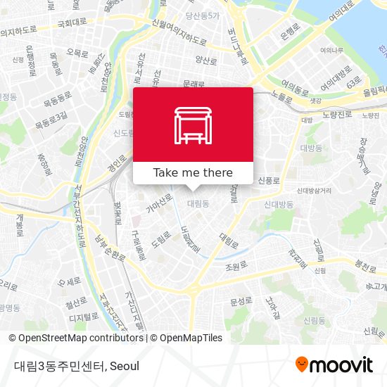 대림3동주민센터 map