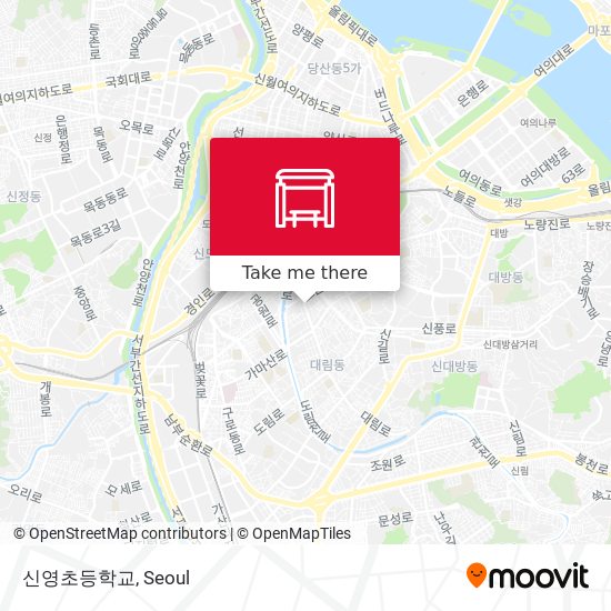신영초등학교 map