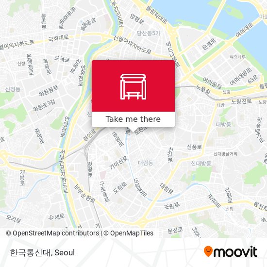 한국통신대 map