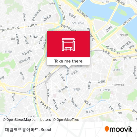 대림코오롱아파트 map