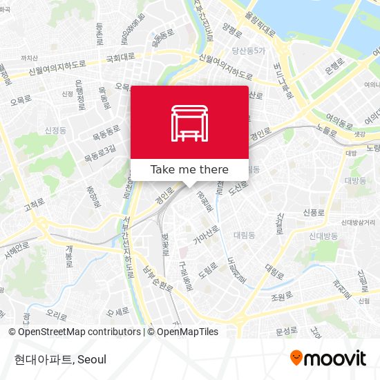 현대아파트 map