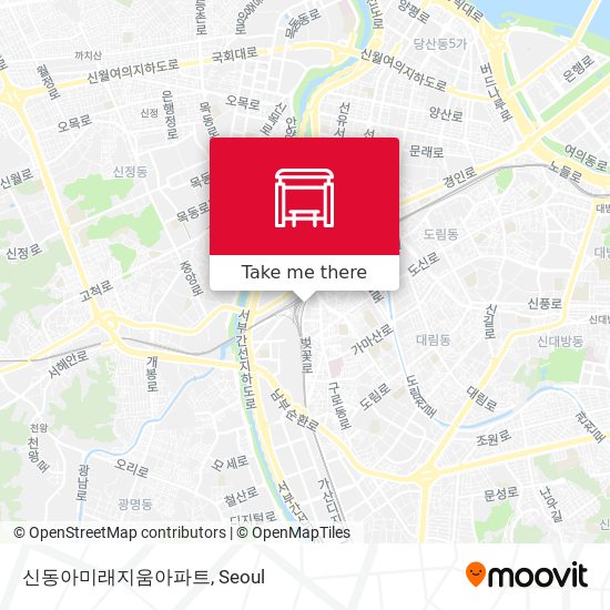 신동아미래지움아파트 map