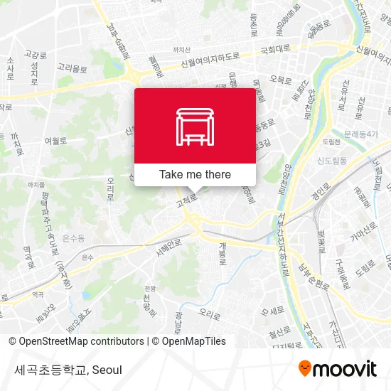 세곡초등학교 map