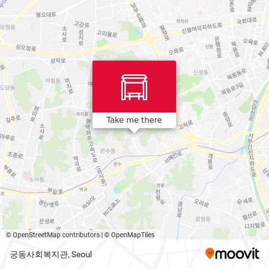 궁동사회복지관 map