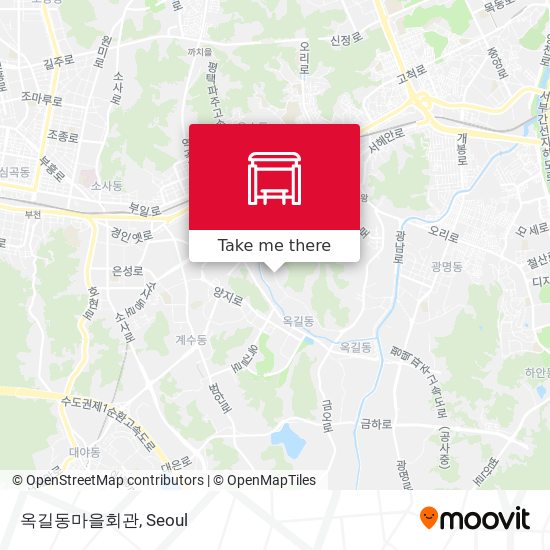 옥길동마을회관 map