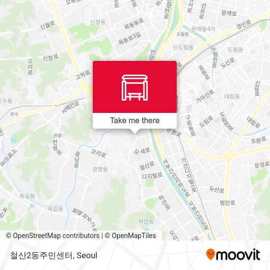 철산2동주민센터 map