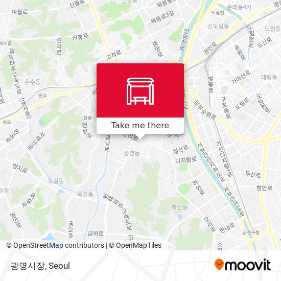 광명시장 map