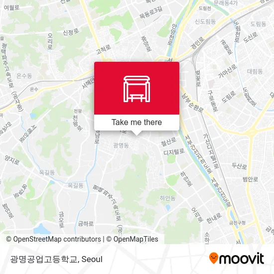 광명공업고등학교 map